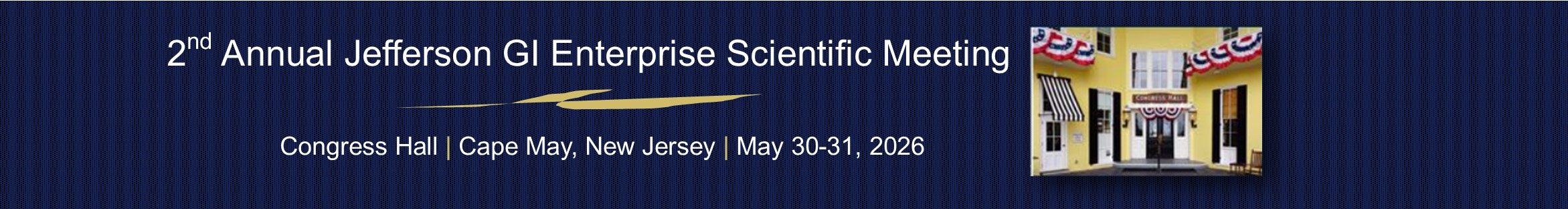 2nd Annual Jefferson GI Enterprise Scientific Meeting Banner